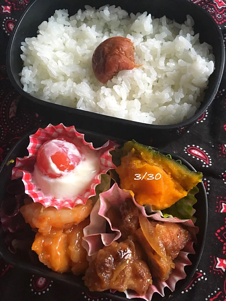 Snapdishの料理写真:今日のおべんと〜♪ 160330|Eririn   😋さん