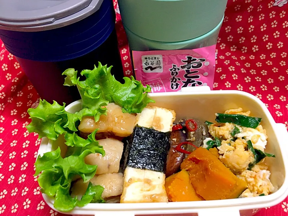 豚の角煮と厚揚げカツオ味噌焼き弁当(OvO)|伊佐治親（イサ）さん