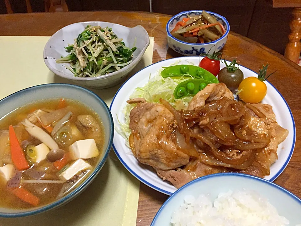 とある日の夕ご飯♪|なちこさん