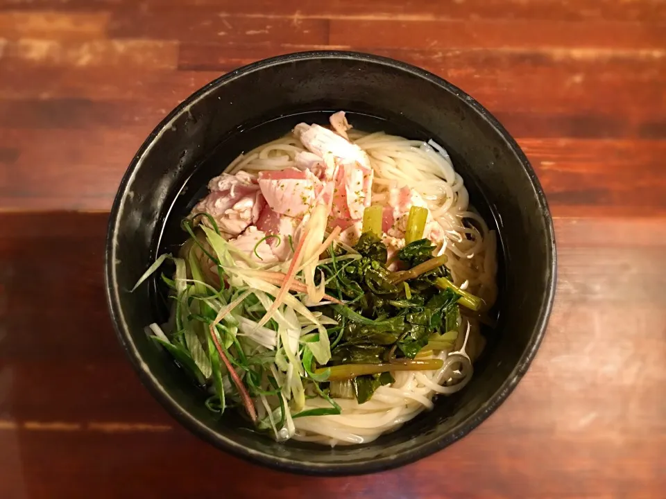 花わさびの鶏わさそうめん1|半田手延べそうめんの店 阿波や壱兆さん