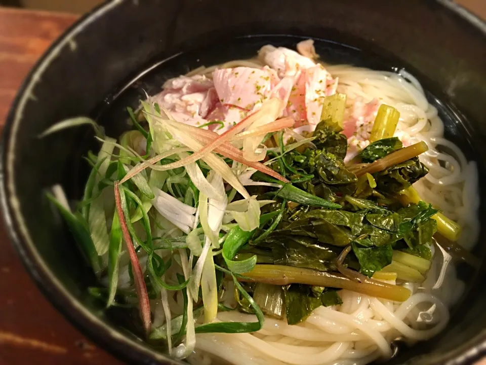 花わさびの鶏わさそうめん2|半田手延べそうめんの店 阿波や壱兆さん