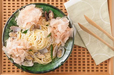 あさりとしらすの春パスタ|いいだし、いい鰹節。ヤマキさん