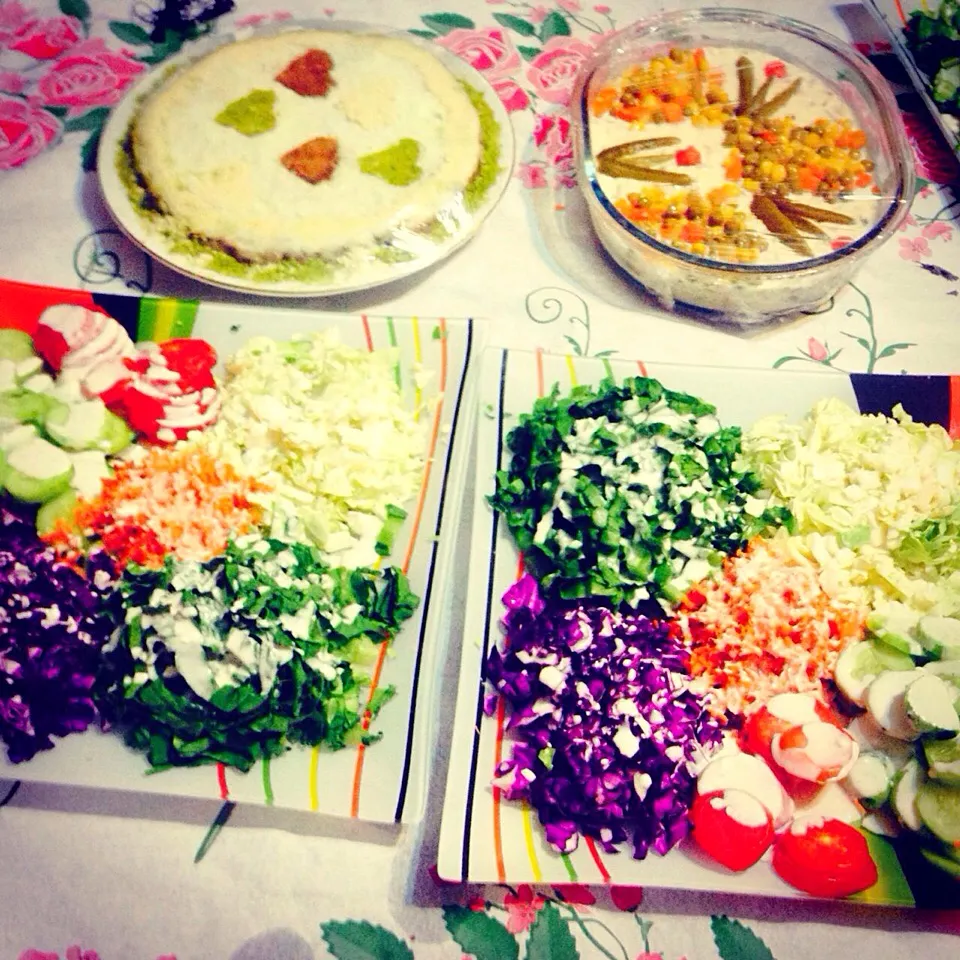 Iran three kind of salad سه نوع سالاد ايراني|PyGentlemanさん