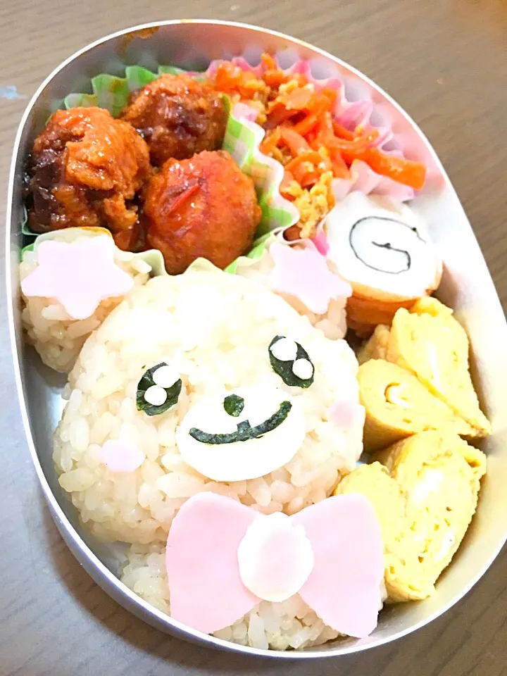 子供が喜ぶモフルンのキャラ弁|acha618さん