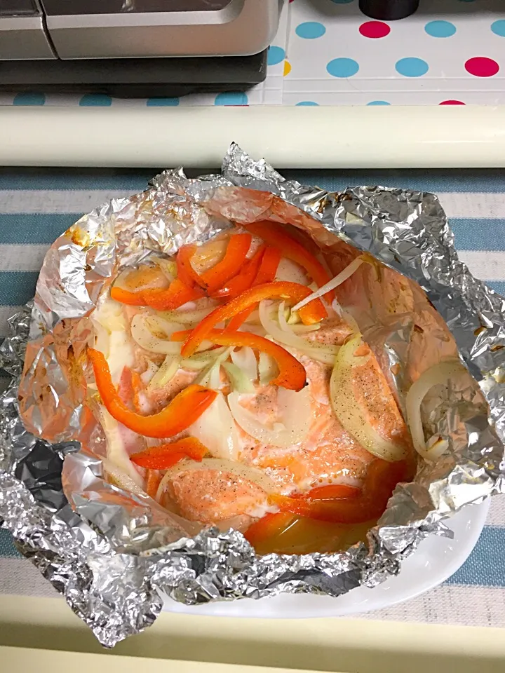 Baked salmon😋yummy|angeliciousさん