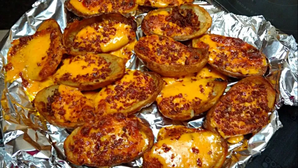 potato skin loaded with cheese and bacon|paulaさん