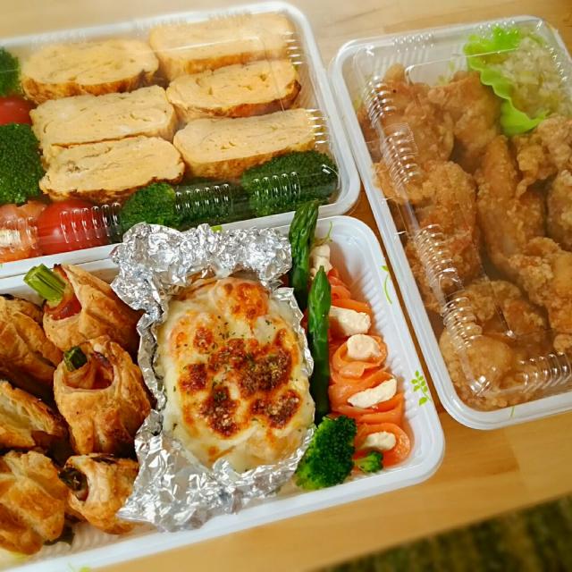 16年お花見 おつまみ弁当 笑お花見お弁当おつまみビール日本酒ワインおもてなし唐揚げ卵焼き Erichi Snapdish スナップディッシュ Id Nawt4a