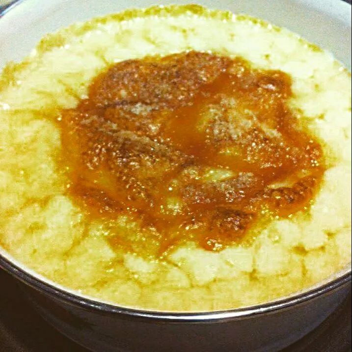 Creamy Baked Sweet Rice Puddibg topped with brown sugar|Emanuel Hayashiさん