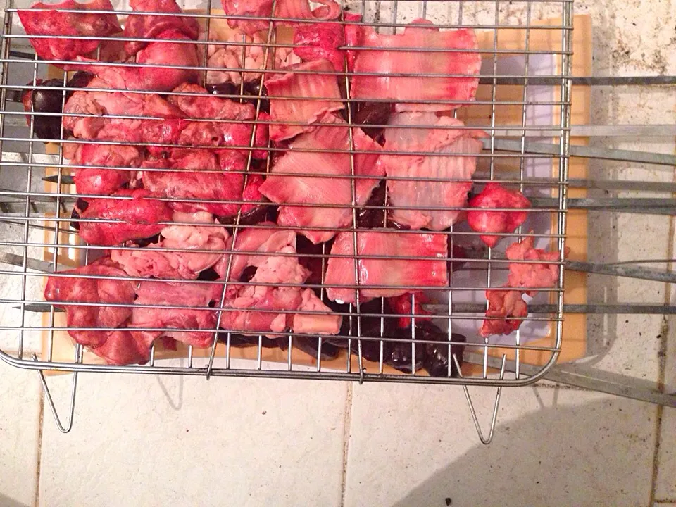 Snapdishの料理写真:Iran sheep gizzards befor grilled دل و قلوه قبل از كباب شدن ايراني|PyGentlemanさん