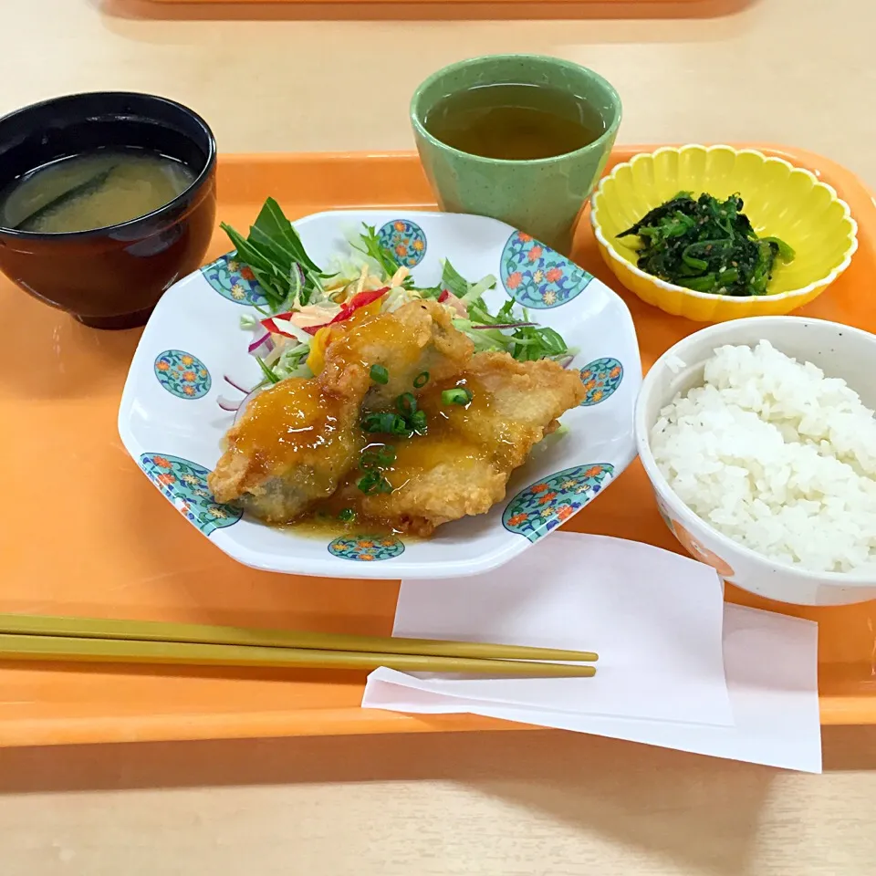 白身魚の餡かけ(^_^;)|すかラインさん