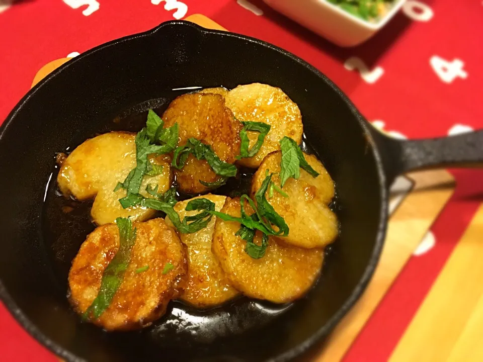 reiさんの料理 長芋のワサビ醤油照り焼き|こぐまさん