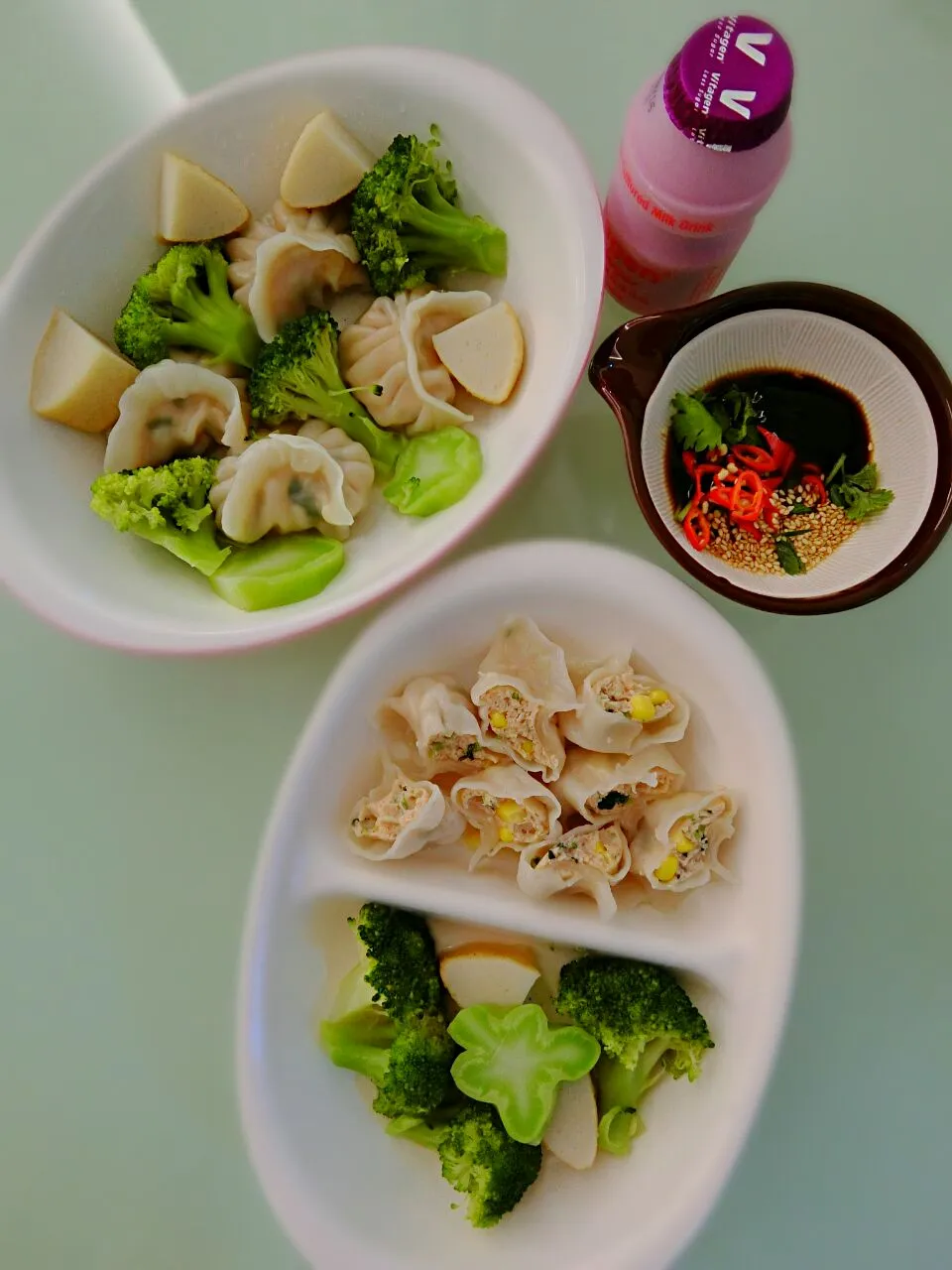 #homemade #dumplings #sweetcorn #chicken #celery #springonions #dinner|Rupert Prisca Ganさん