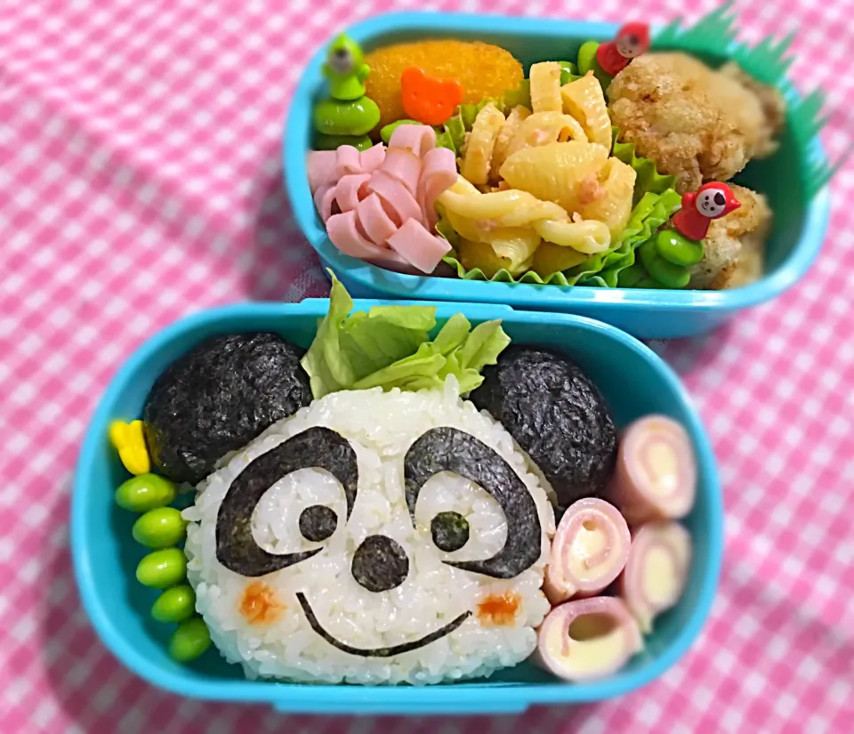 パンダ？なのにタヌキに見える弁当|あきとんとんさん