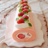 Strawberry Swiss Roll