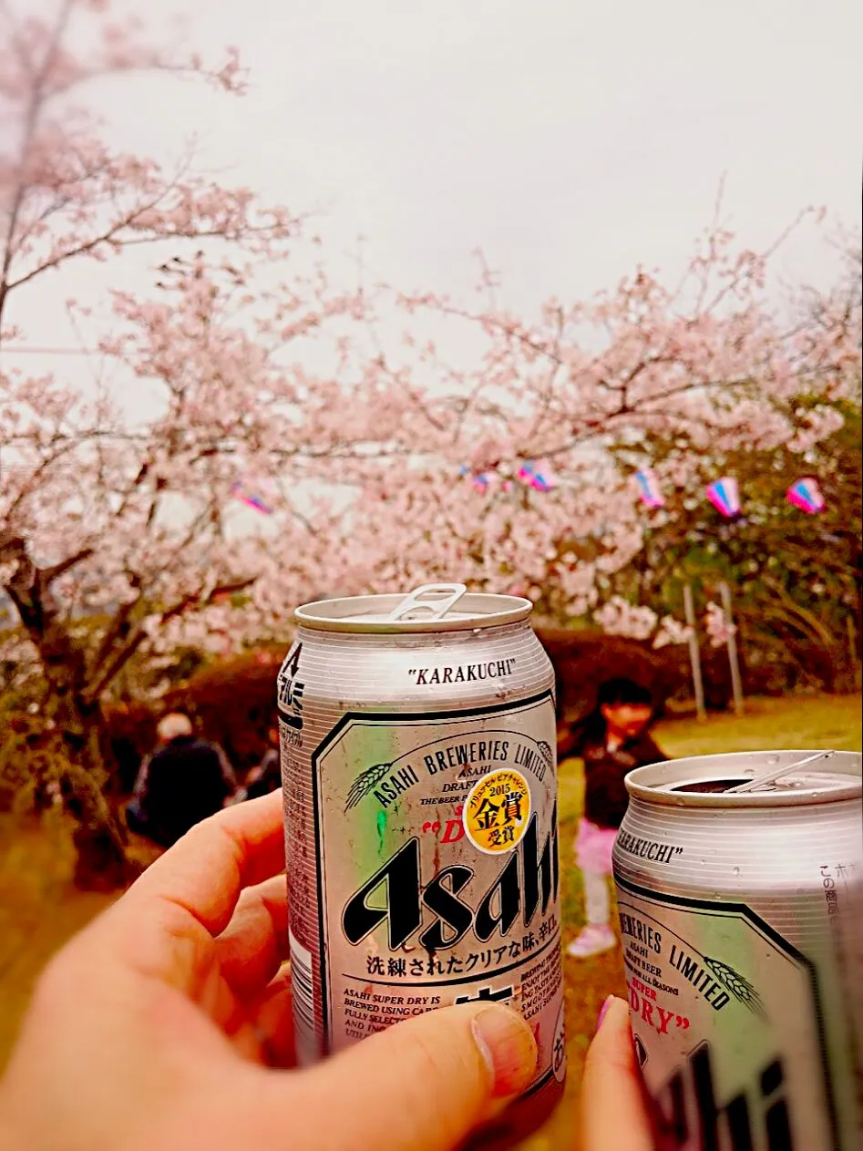 桜咲く❗🌸🍺＼(^o^)／カンパ〜イ❗|ナムナムさん