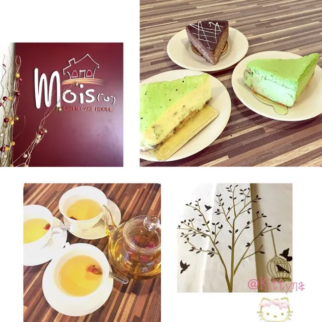 🌹Tea☘
Chocolate cake🍫
Kiwi cheese cake💚
Mocha cake🍵|🎀Kittyna🌸さん