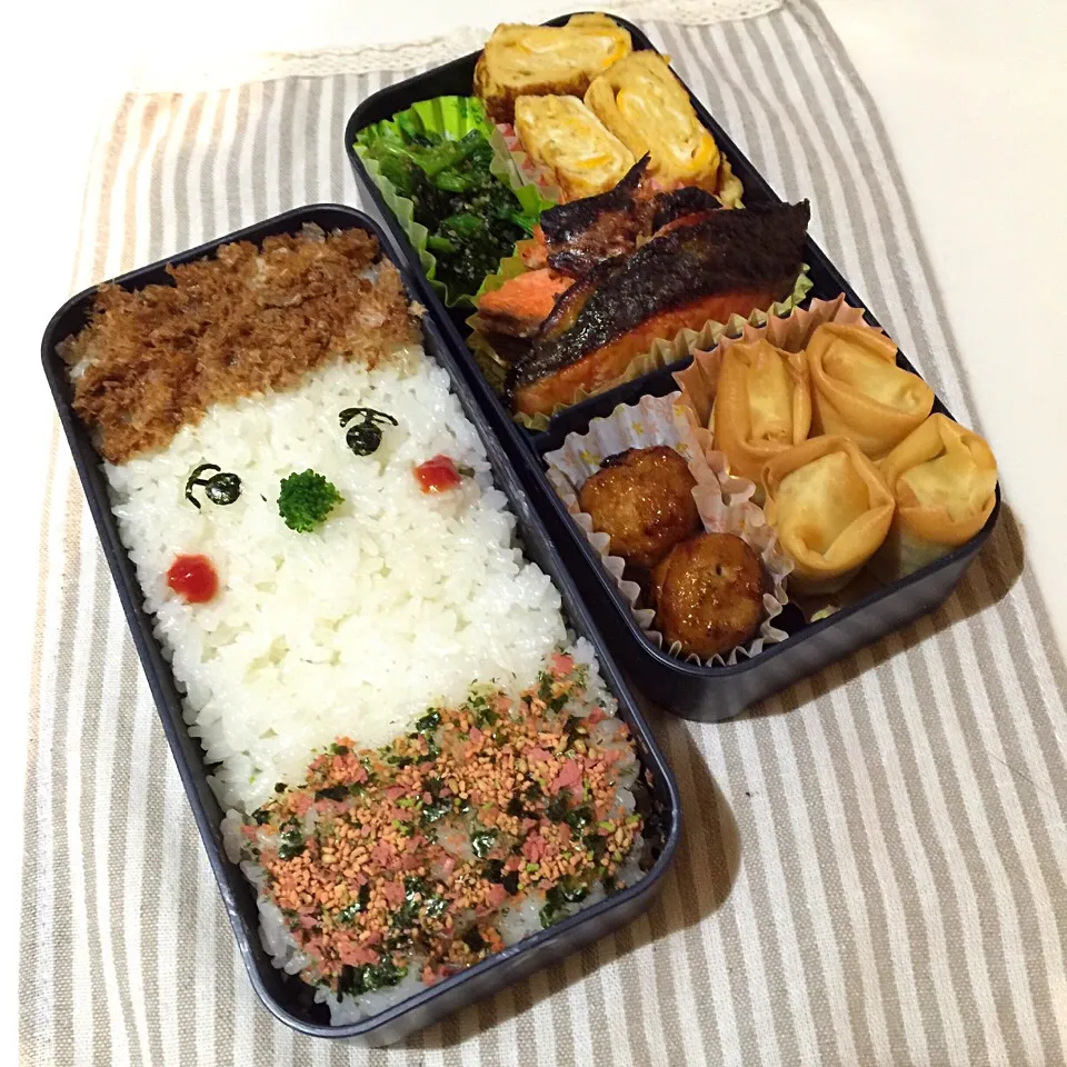 Snapdishの料理写真:4/2❤︎主人のお留守番弁当❤︎|Makinsさん