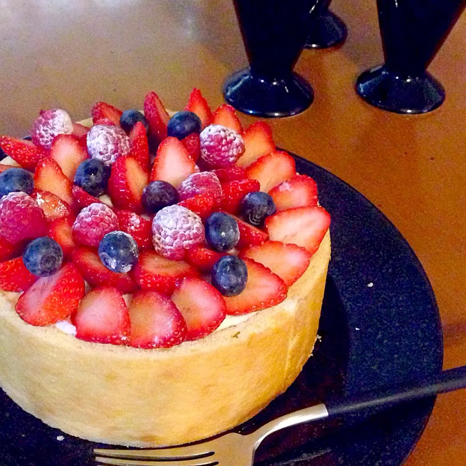 入学お祝いケーキ🌸|男ご三兄弟さん