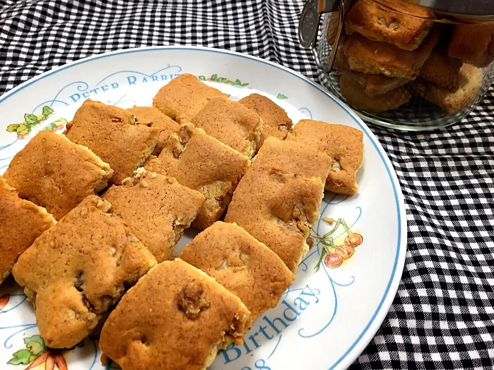 りずむさんの料理 ココナッツ風味の黒糖くるみクッキー🍪|krchopさん