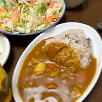 Snapdishの料理写真:五穀米カレー|yayoponさん