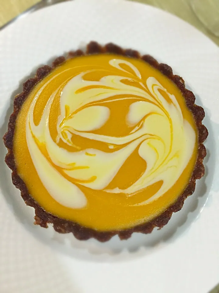 Lovely raw sweet Pumpkin Tart🇬🇷|aястасияさん