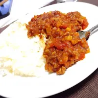 Snapdishの料理写真:トマトのドライカレー|❤︎はるmama❤︎さん