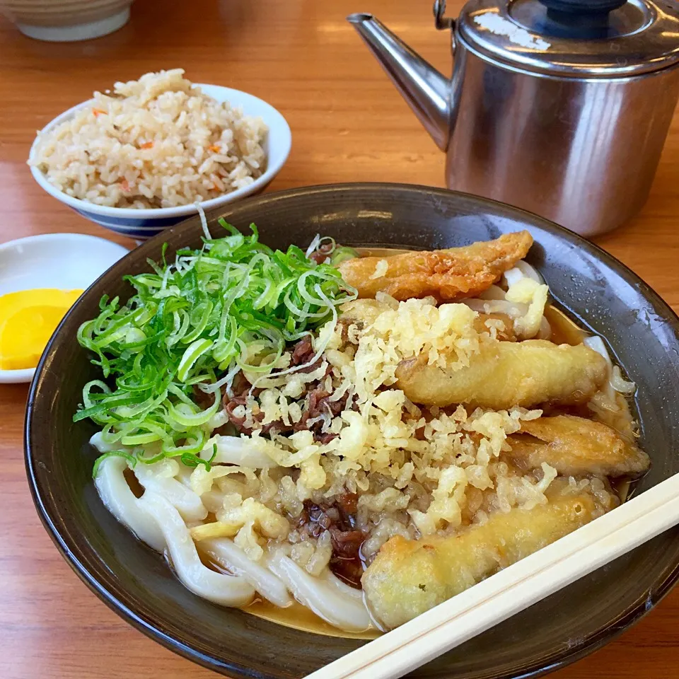 肉ごぼう天うどん|Mr Tさん