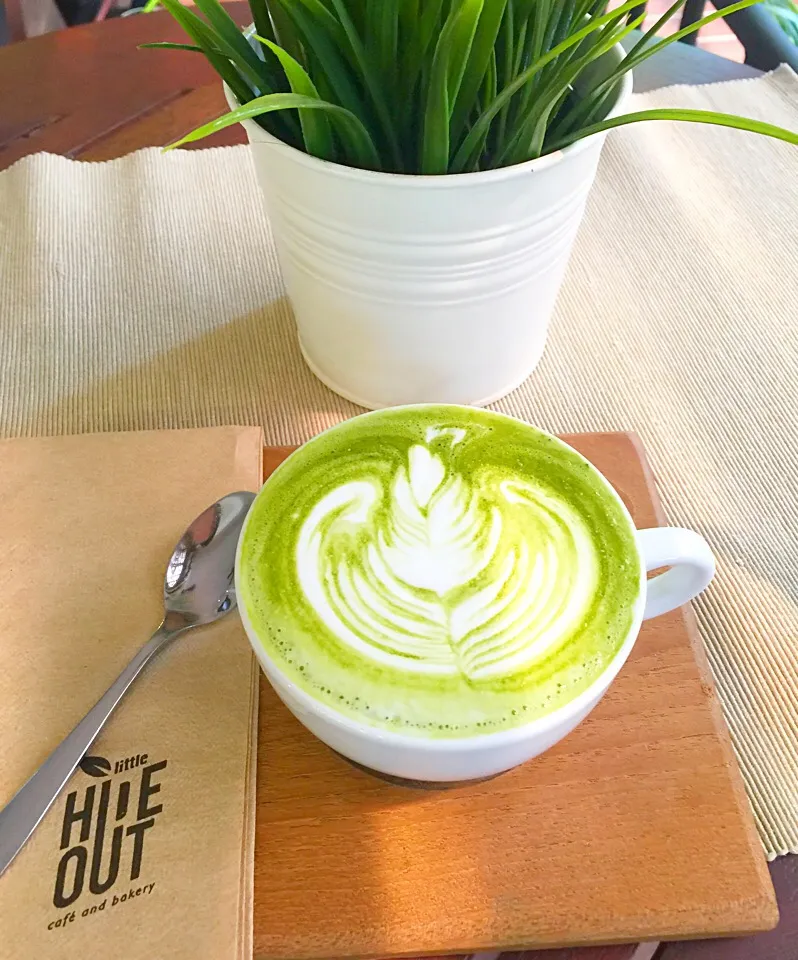 Hot Matcha Latte|Aomさん