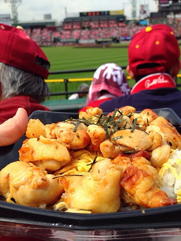 ケンタの焼き鳥丼〜今シーズン初参戦、オコエ初スタメン|Yu Yu mamaさん