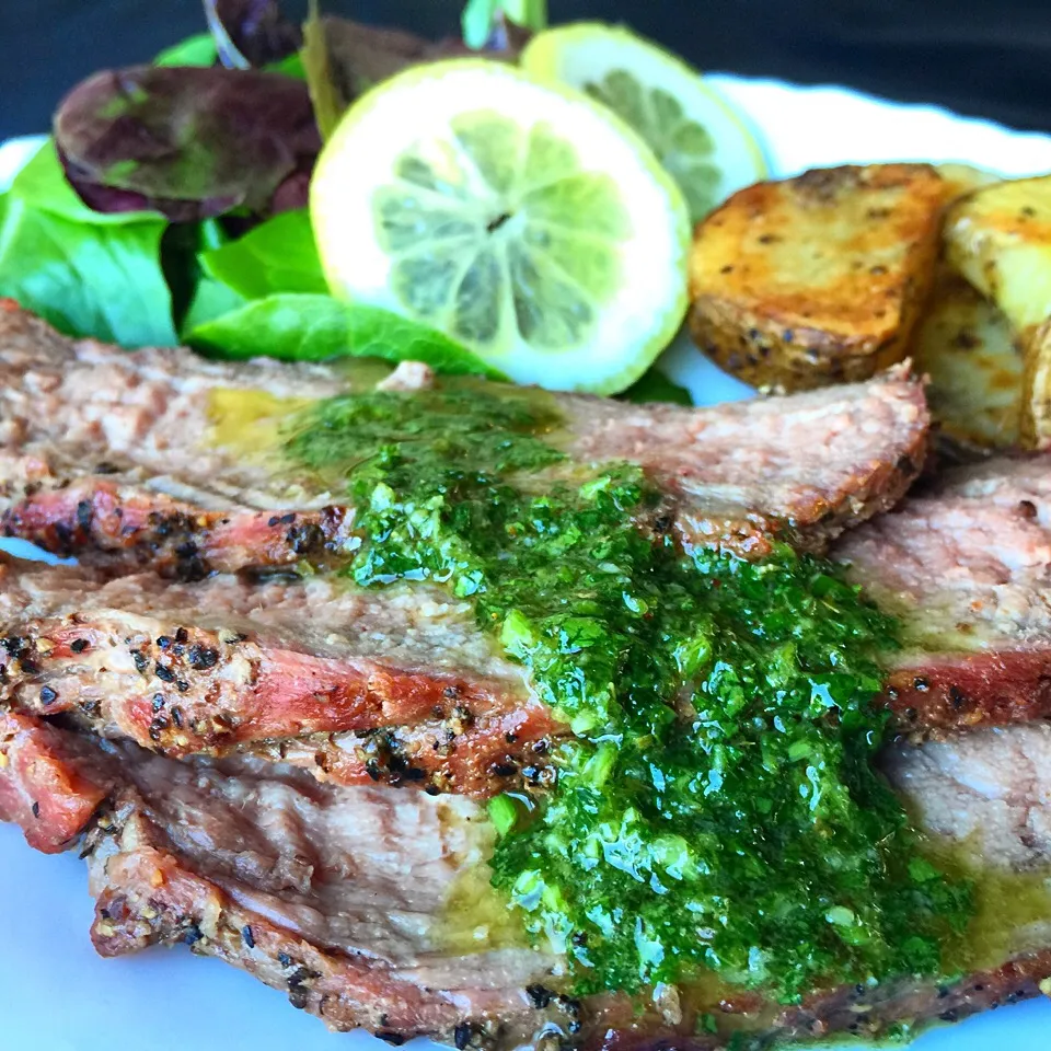 Tri-tip with Chimichurri sauce|mamaeriさん