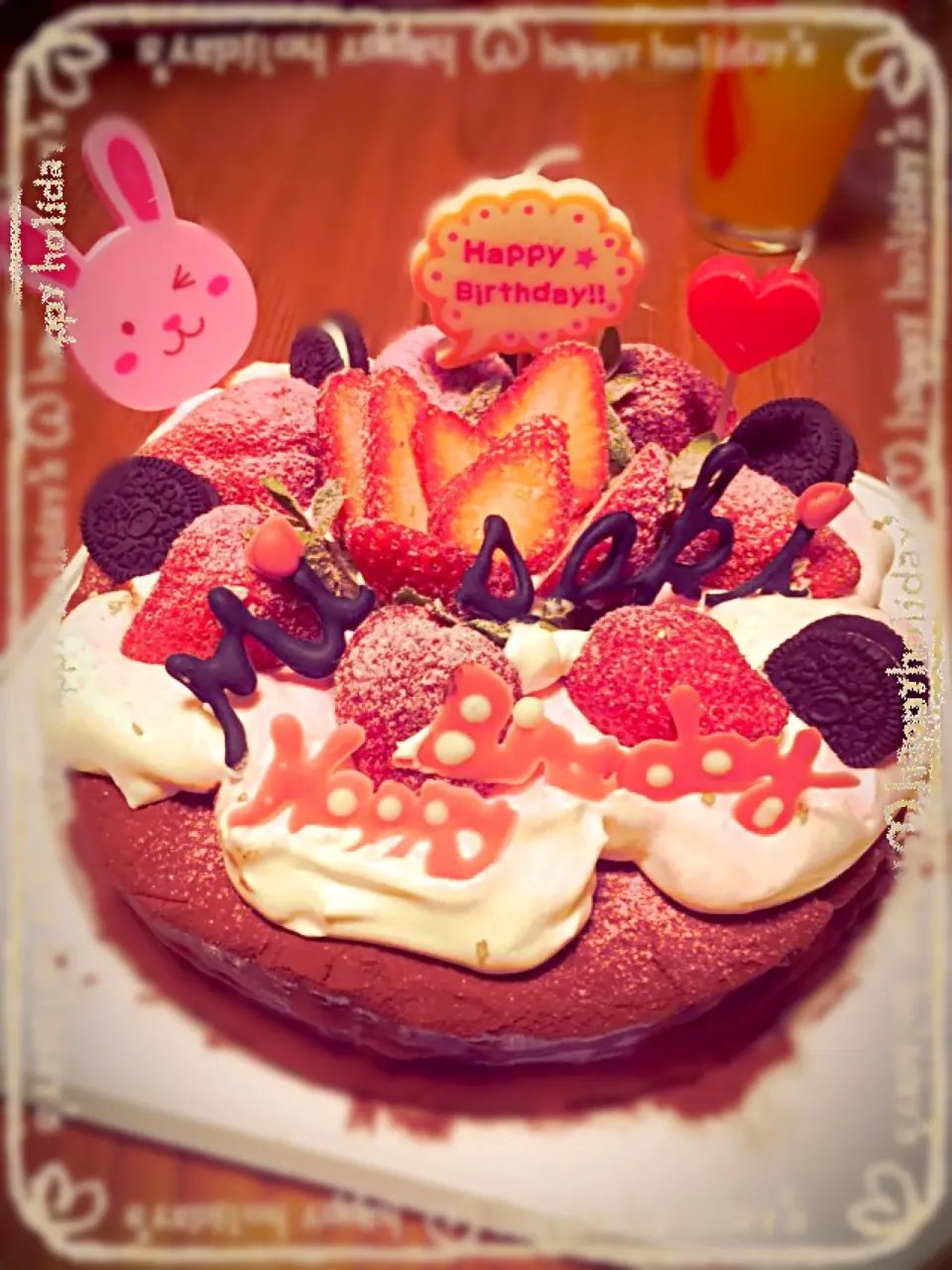 birthday❤︎チョコケーキ❤︎|Makotoさん