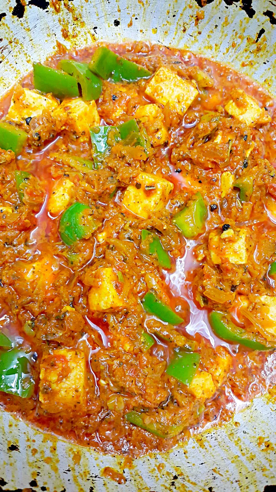 cottage cheese in Spicy Masala / Karhayii Paneer|hinaさん