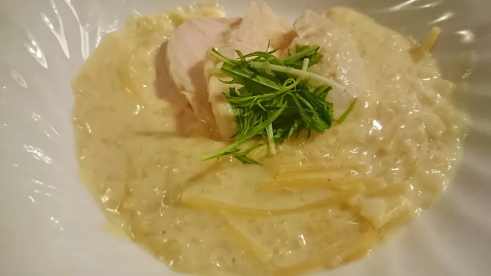 茹で鶏のクリームパスタ|Kenichi  Genjidaさん