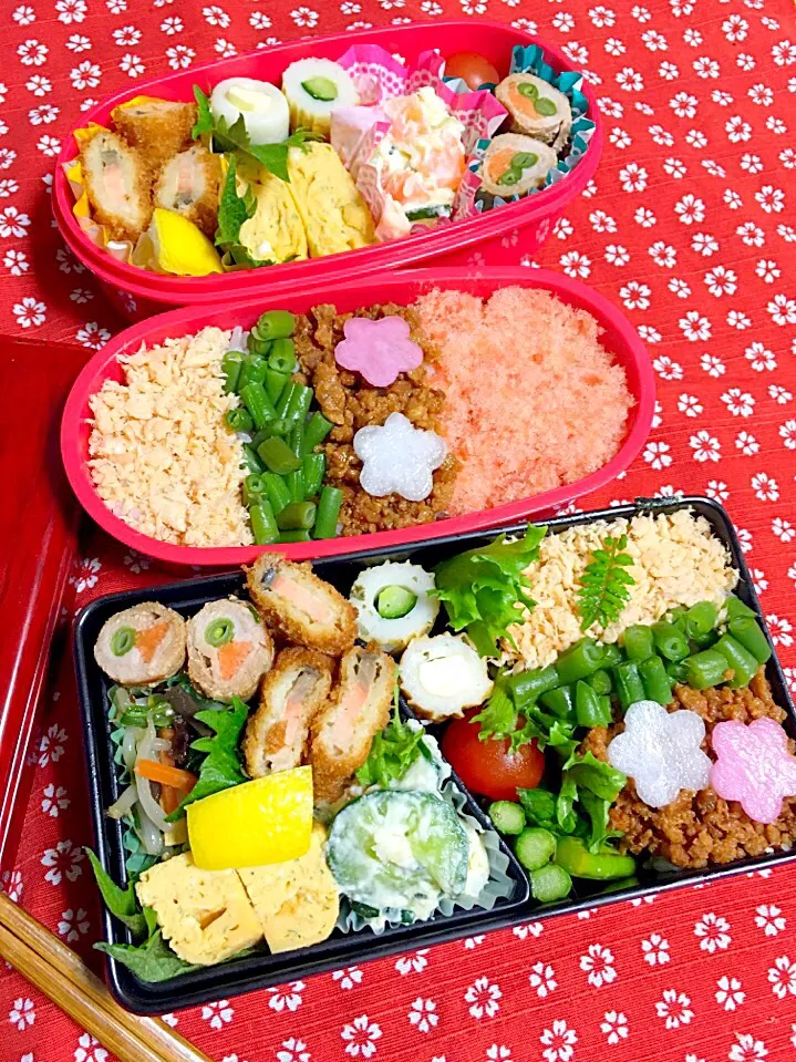 春休みのお弁当|Mikaさん