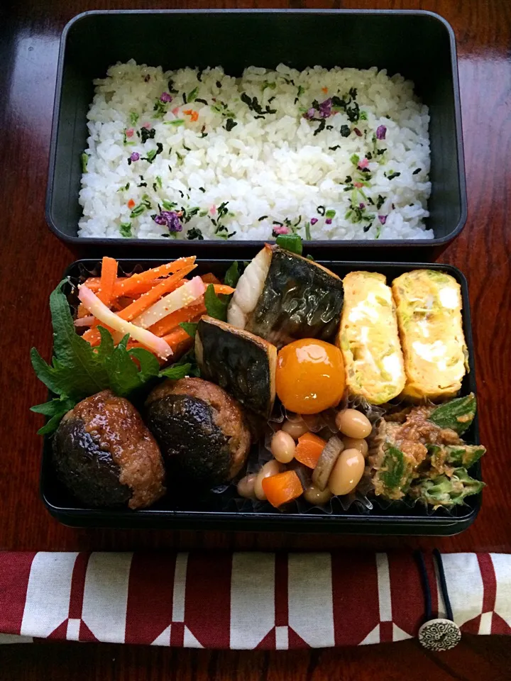 椎茸の肉詰め弁当|二キィさん