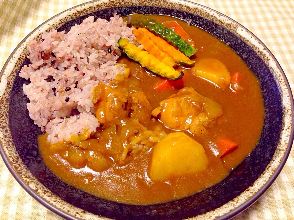 十五穀米カレーライス|あっこぷーさん