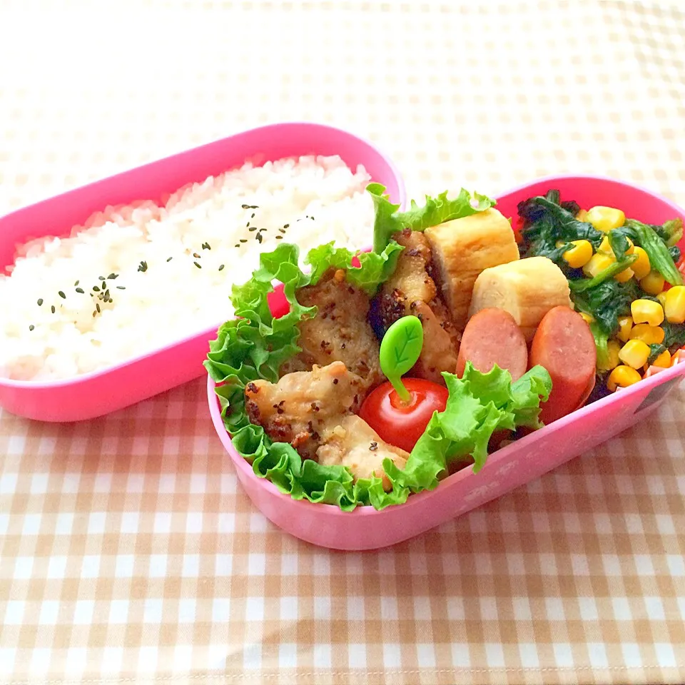 Snapdishの料理写真:2016/4/4今日のお弁当|kimiさん