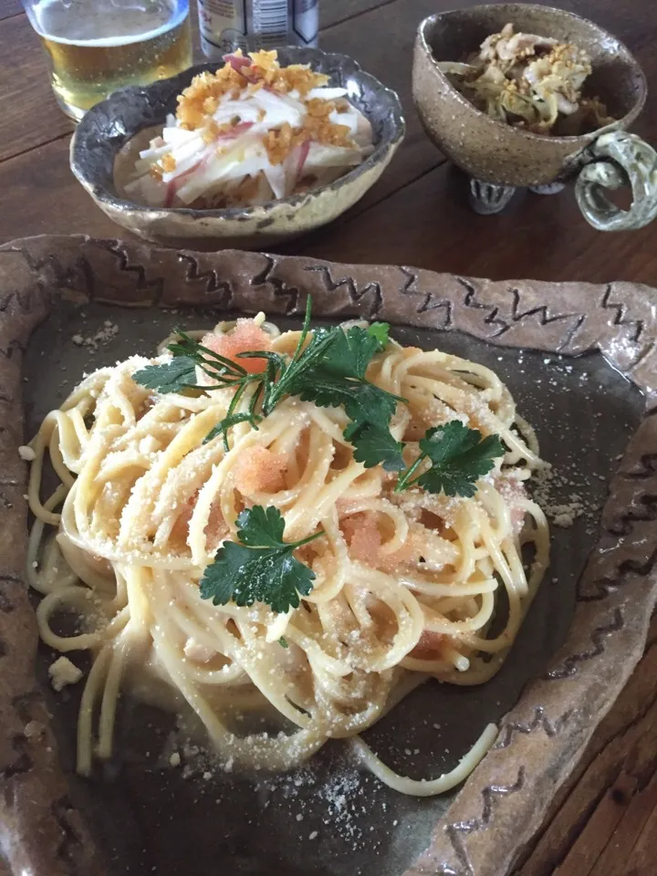 今日は、仕事お休みなので、遅〜いブランチ🍺|麦チョコさん