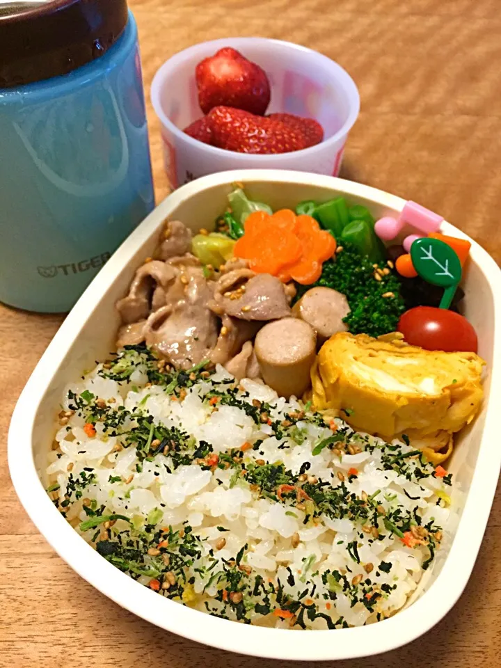 茹で豚とキャベツのゴマだれ和え弁当|Sakikoさん