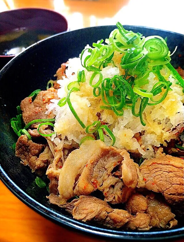 おろしポン酢豚丼|ガク魁‼︎男飯さん