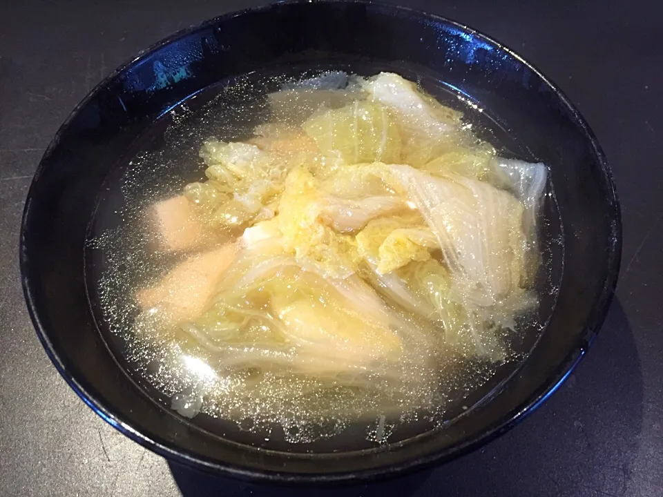 Snapdishの料理写真:鴨架子白菜豆腐湯|Chi-Ti Chenさん