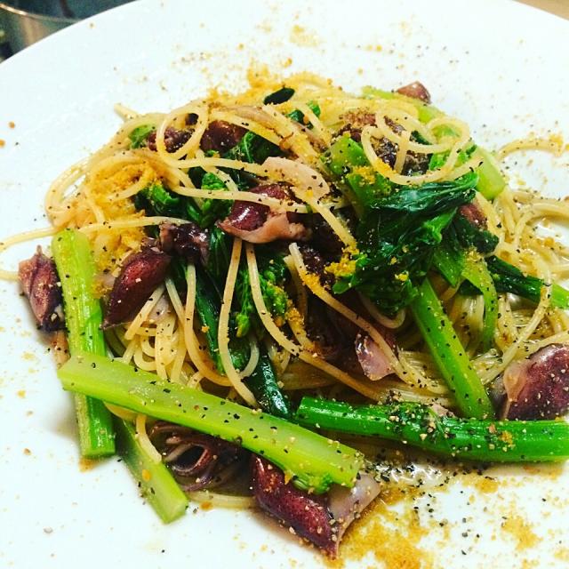 作ってみた 小松菜と菜の花で作る料理 レシピセレクト Snapdish スナップディッシュ