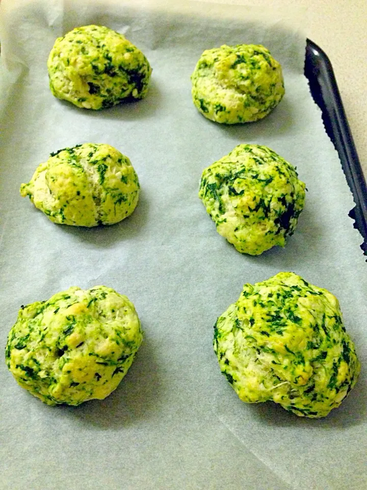 Spinach and feta cheese scone|Meeさん