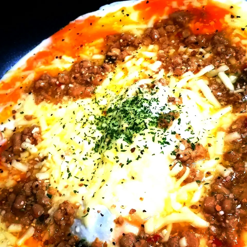 ☆目玉焼き de PIZZA☆|あこぷ～さん