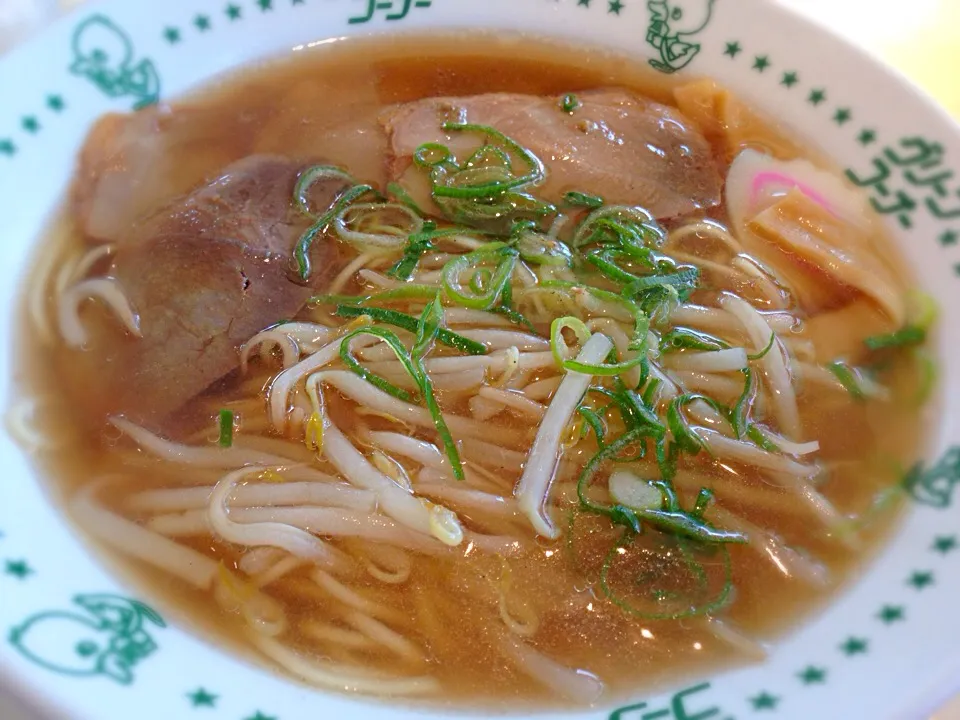 Snapdishの料理写真:グリーンコーナー   チャーシュー麺|かずよさん