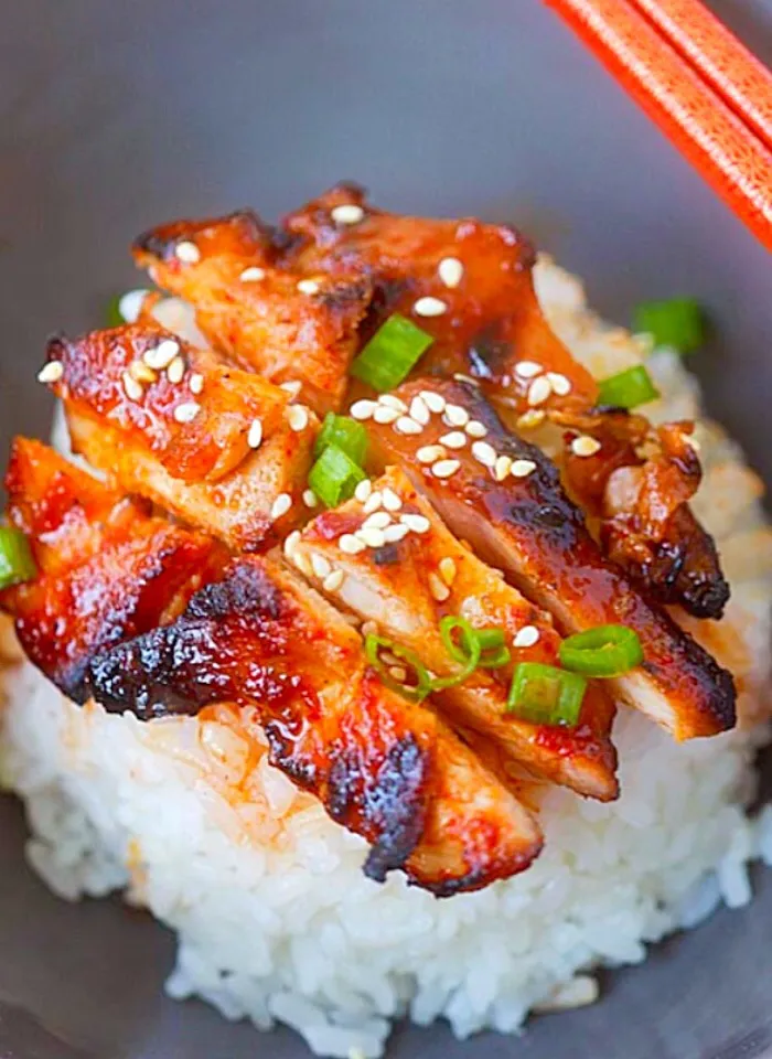 Spicy Korean Chicken Rice Bowl|Jaimie Alvarezさん