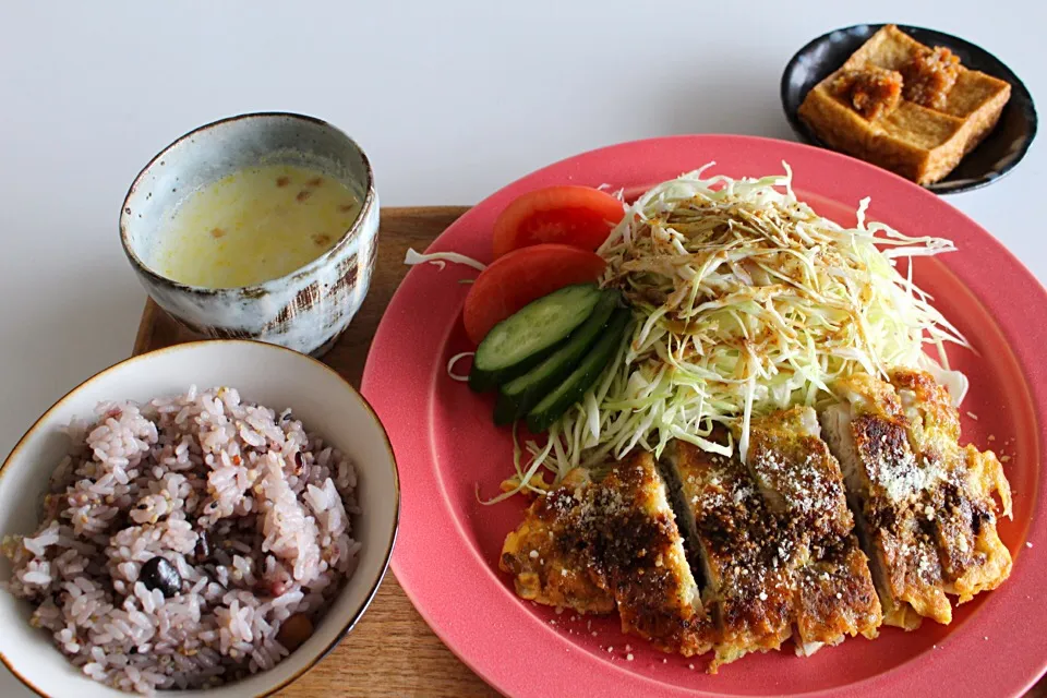 今日の晩ご飯
ムネ肉のチーズ揚げ|もも太郎さん