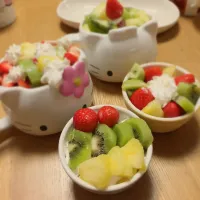 Snapdishの料理写真:プリンアラモード|Naokoさん