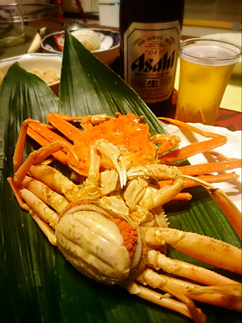 Snapdishの料理写真:セイコ蟹🍴(セコ蟹?)👍❗🍺で(^-^)v|ナムナムさん