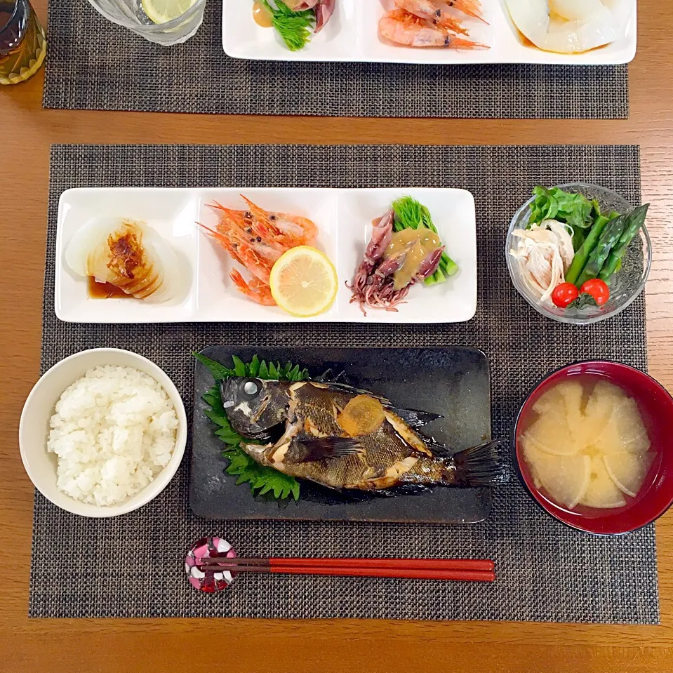 地魚定食🐟メバルの煮付け|むぎママさん